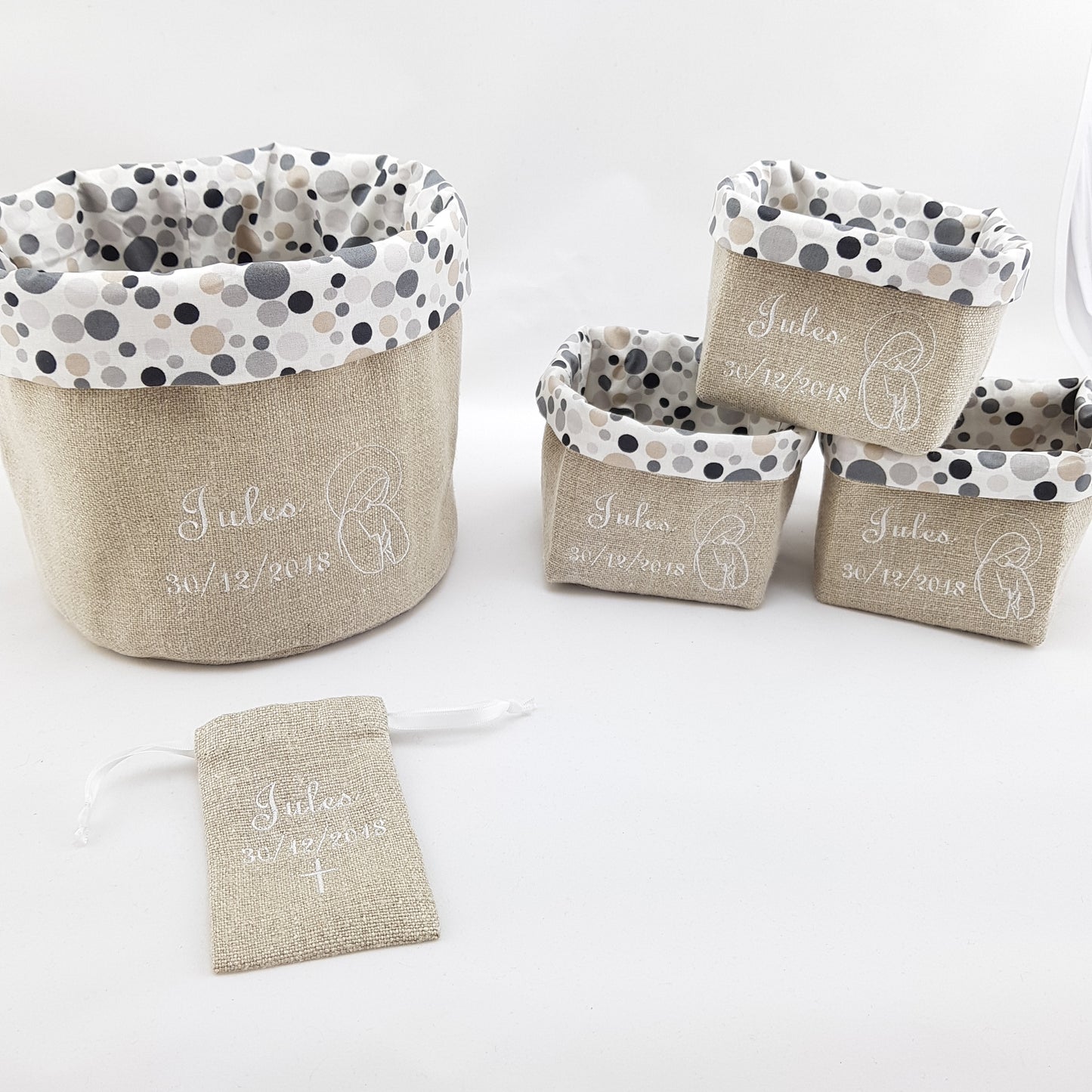 Sachet de dragées pour Baptême / Communion PERSONNALISE