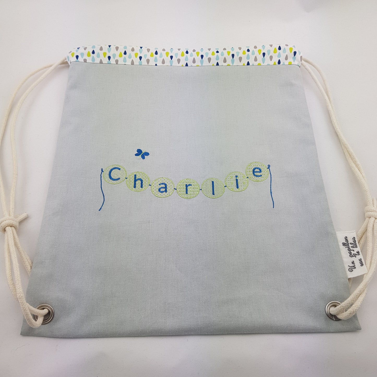 Sac à dos "Guirlande prénom"