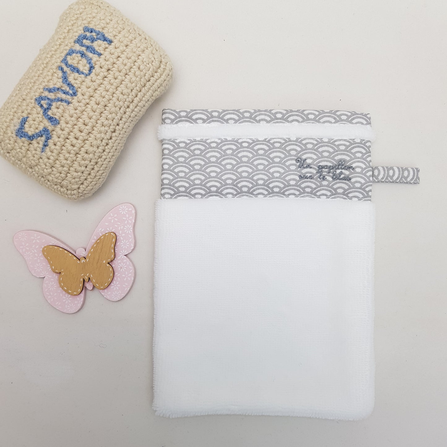 Gant de toilette adulte