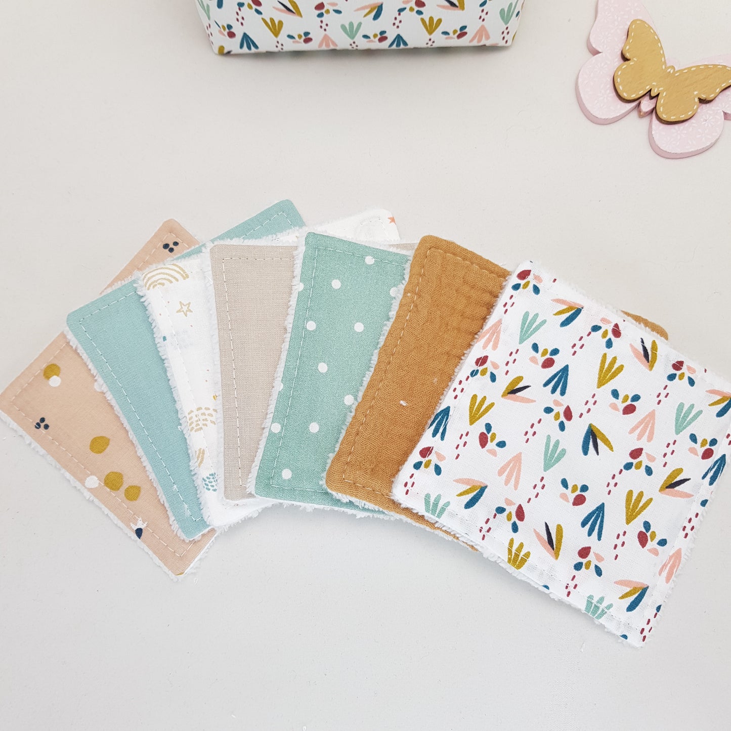 Lot de 7 lingettes
