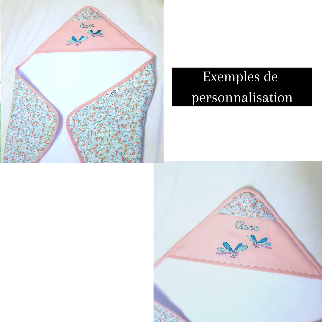 Cape de bain PERSONNALISEE