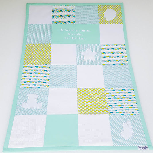 Plaid 60 x 90 cm patchwork