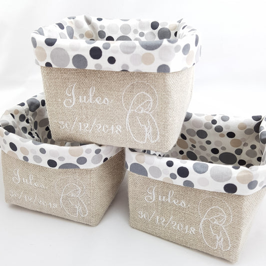 Panier de Baptême / Communion PERSONNALISE