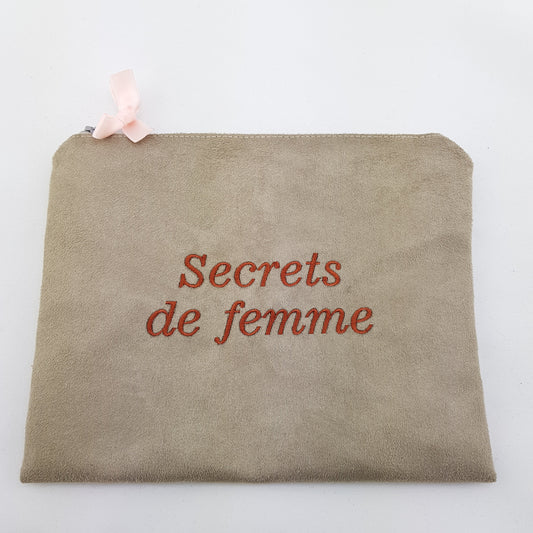 Pochette suédine