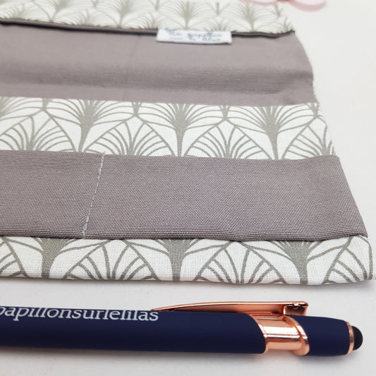 Porte-chéquier en coton enduit