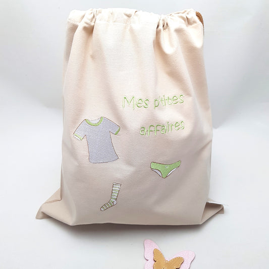 Pochette "Mes p'tites affaires" filles