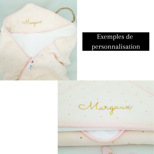 Cape de bain PERSONNALISEE