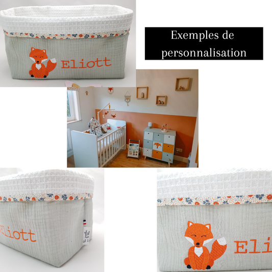 Panier à couches PERSONNALISE